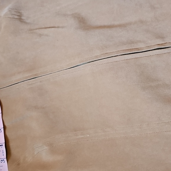 Vintage Notations Women's Tan Suede-like Jacket - Picture 15 of 16